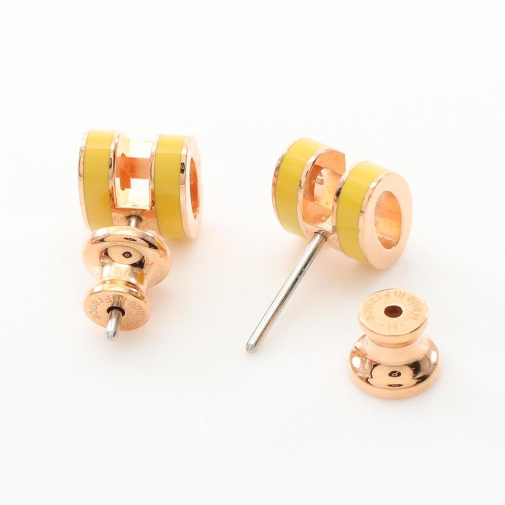 HERMES Yellow Earrings - Picture 3 of 5